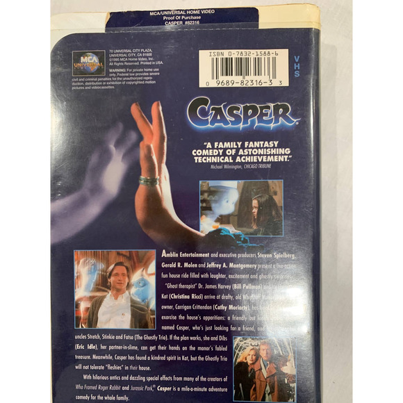 Casper Seeing is Believing (VHS, 1997, Clamshell) - Picture 5 of 8